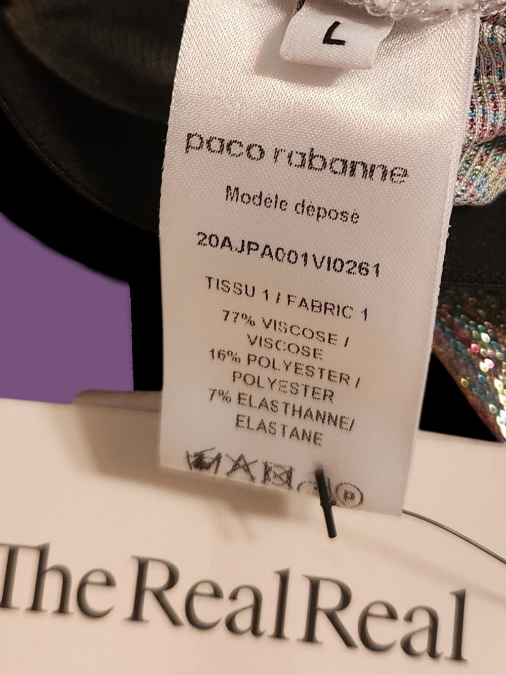 Paco Rabanne Bodyline Metallic Knit Leggings - Picture 3 of 6